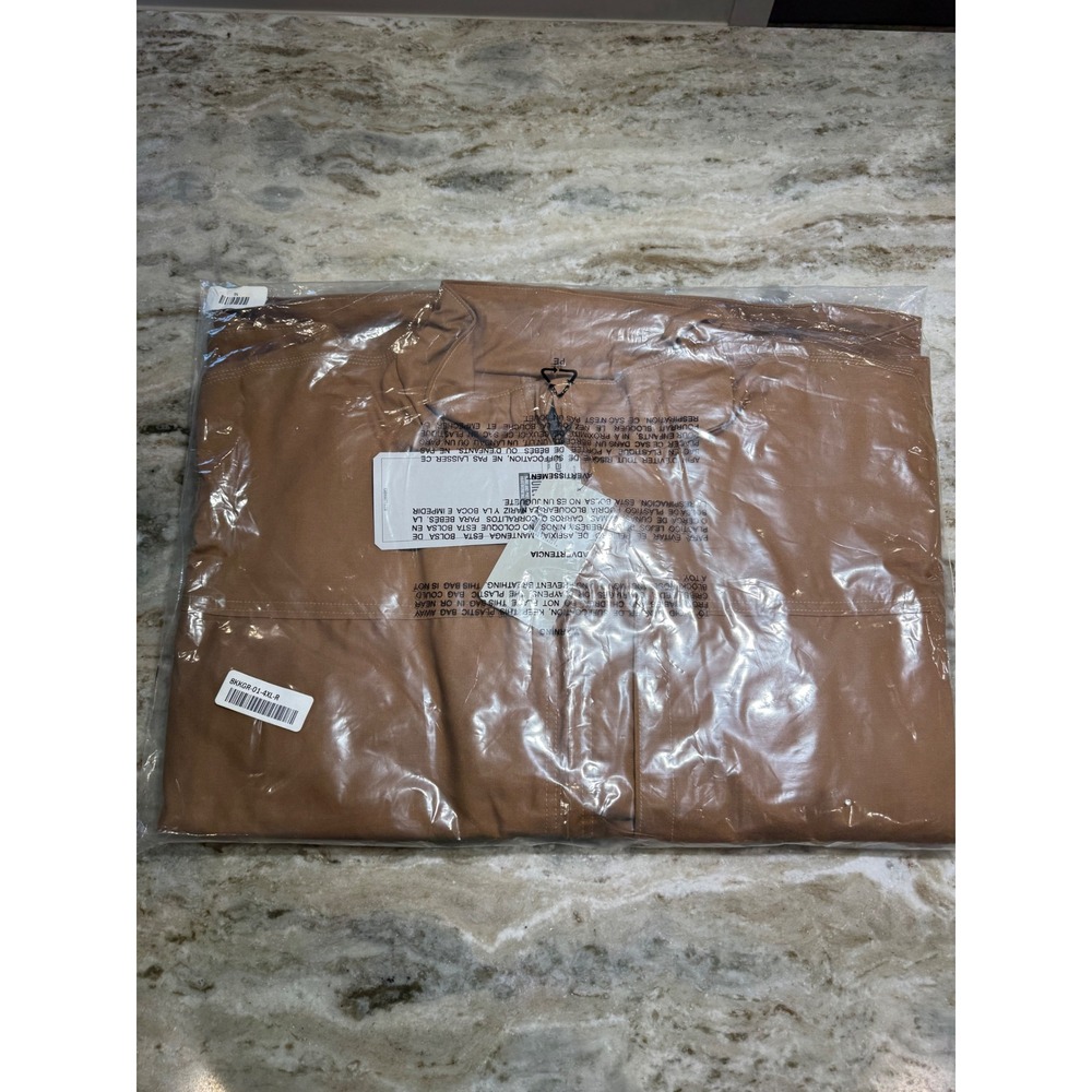 Carhartt FR Flame Resistant‎ Relaxed Fit Jacket Brown Mens 4XL OJ2182-FRM NEW - Picture 5 of 8